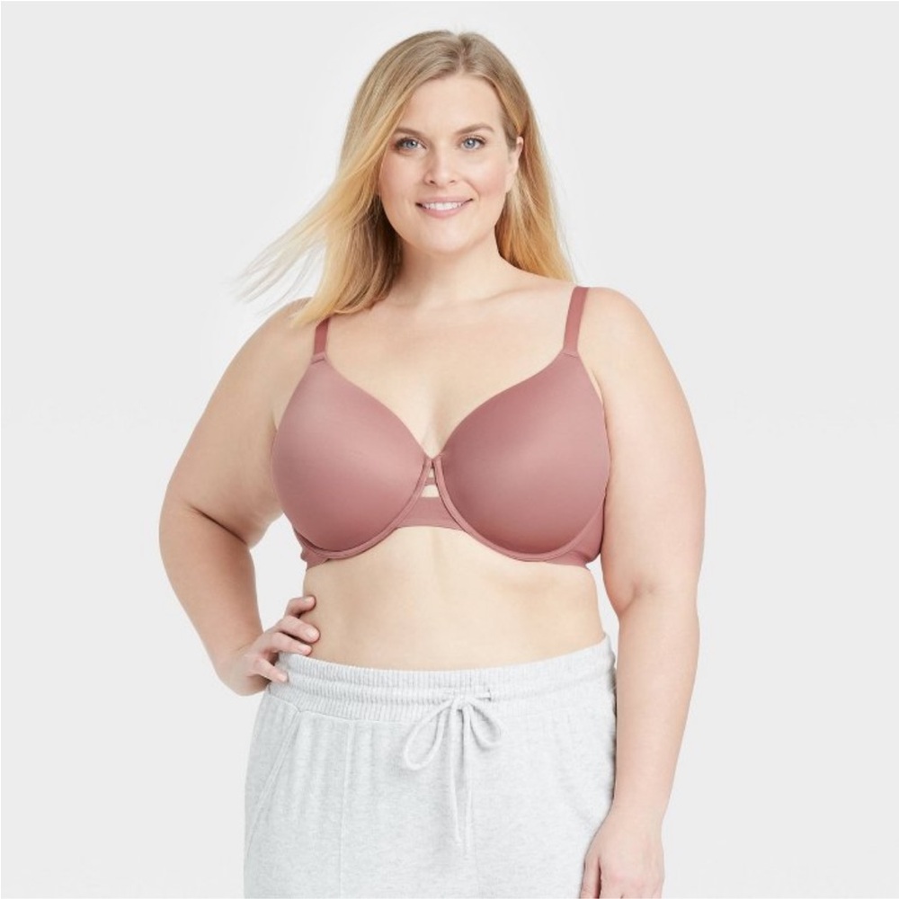 Women's Back Smoothing Bra - Auden™ Mauve 𝟒𝟔𝐃𝐃𝐃